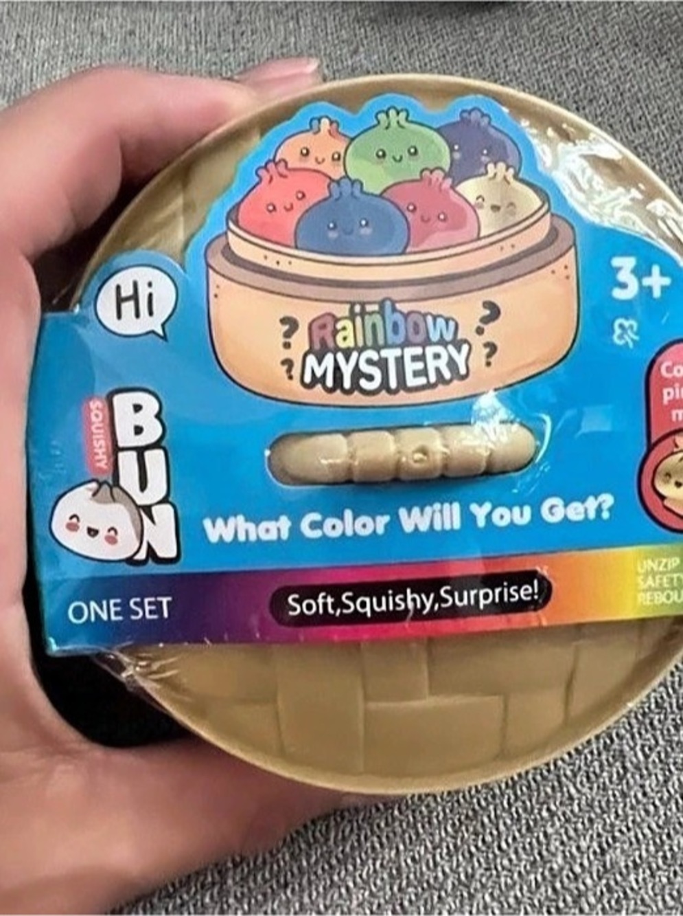 Squishy Bun Mystery Surprise Toy Blind Box - Steamer Basket Fidget Ball New